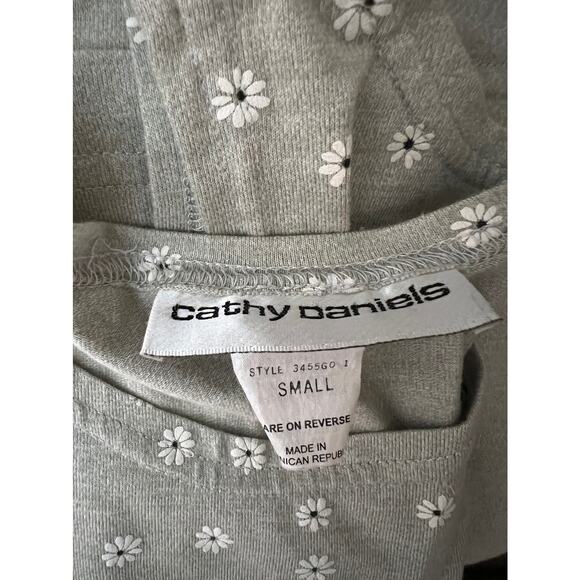 Vintage 90s cathy daniels Cottage Floral Dress sz small - Picture 10 of 11